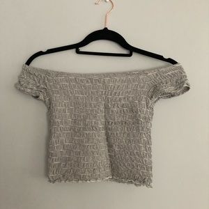 Off the shoulder shirt